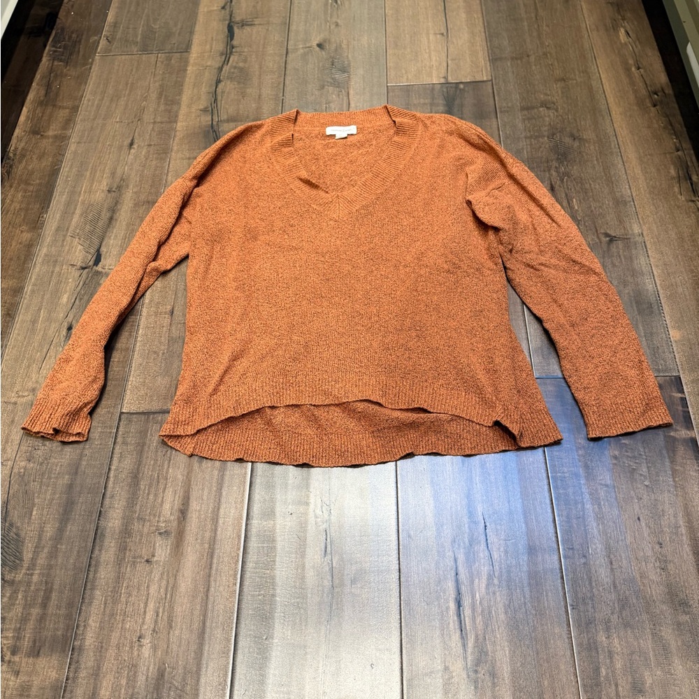 Treasure & Bond Orange Crew Neck Sweater